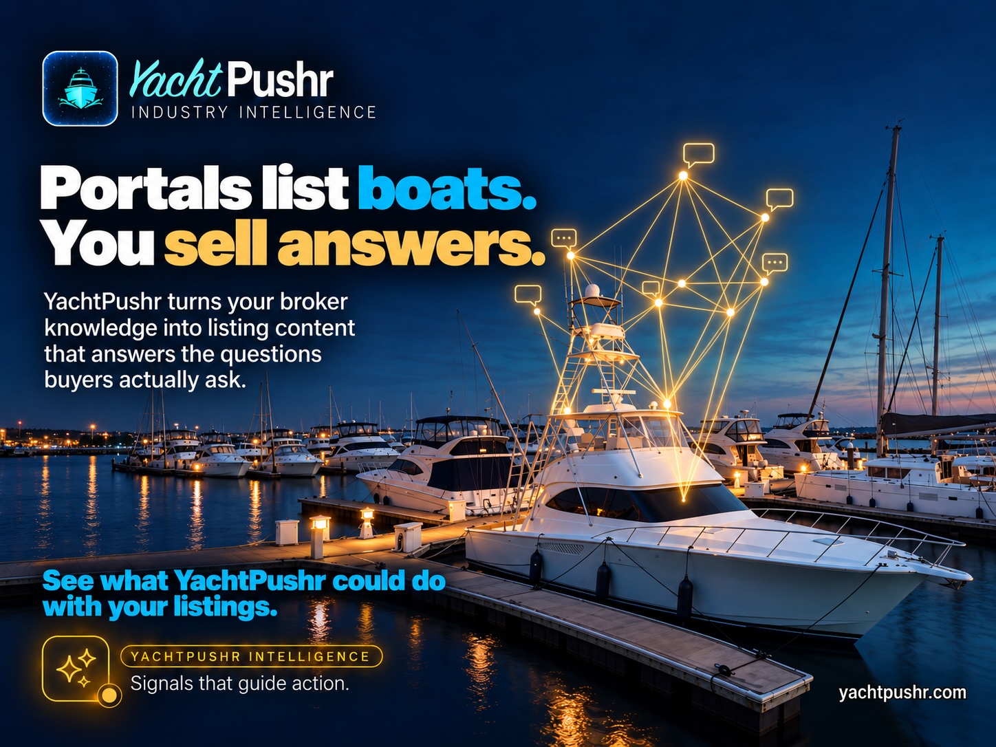Build Buyer Trust Where Yacht Listings Fall Short